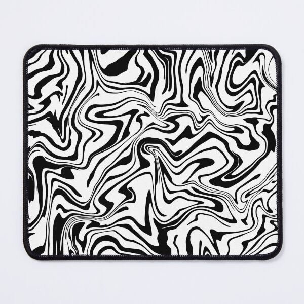 Item preview, Abstract Black and White Liquid Swirls designed and sold by Julie Erin Designs.