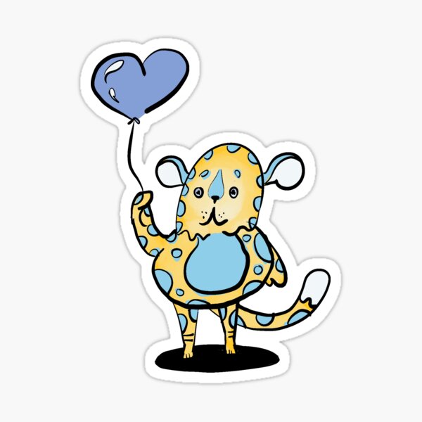 “Happy Birthday " Sticker by MyManyMonsters | Redbubble