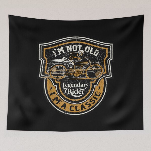 Item preview, I'm Not Old I'm A Classic Biker Birthday Motorcycle Gift  designed and sold by laurenm233.