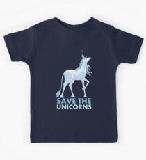 Speichere die Einhörner Kinder T-Shirt