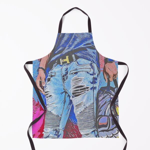 Item preview, Guy with Ripped Fashion Jeans Holding Backpack designed and sold by RyanCaudell.