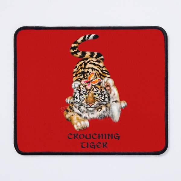 Item preview, Crouching Tyger | B Cartoon Tiger Cub  designed and sold by Snootrac.