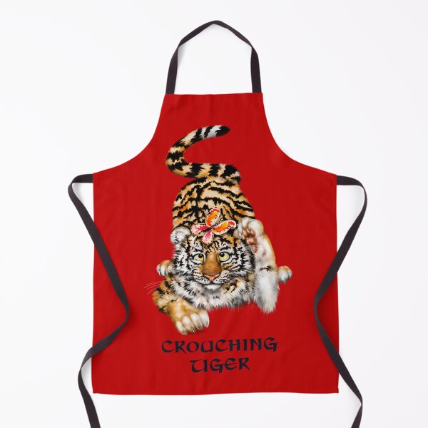 Item preview, Crouching Tyger | B Cartoon Tiger Cub designed and sold by Snootrac.