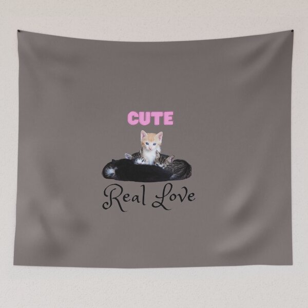 Item preview, Cute Real love t-shirt cat designed and sold by KokoDesigns145.