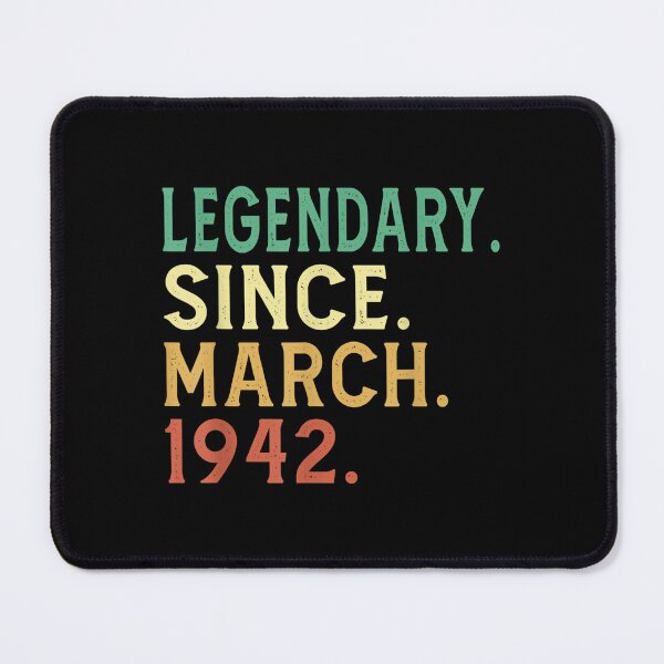 Item preview, 80 Year Old Vintage Legendary Since March 1942 80th Birthday designed and sold by 77tara.
