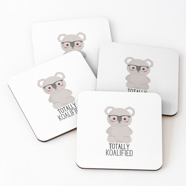 Item preview, TOTALLY KOALIFIED - CUTE KOALA PUN designed and sold by sorryimbusy.