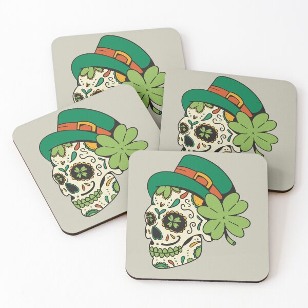 Item preview, St Patrick's Day Skull  designed and sold by Kezichy.