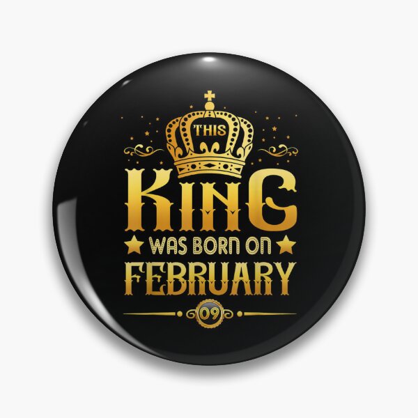 Item preview, This King Was Born On February 9th Aquarius Pisces  designed and sold by tomekae.
