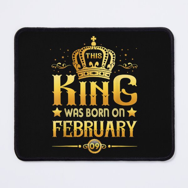Item preview, This King Was Born On February 9th Aquarius Pisces designed and sold by tomekae.