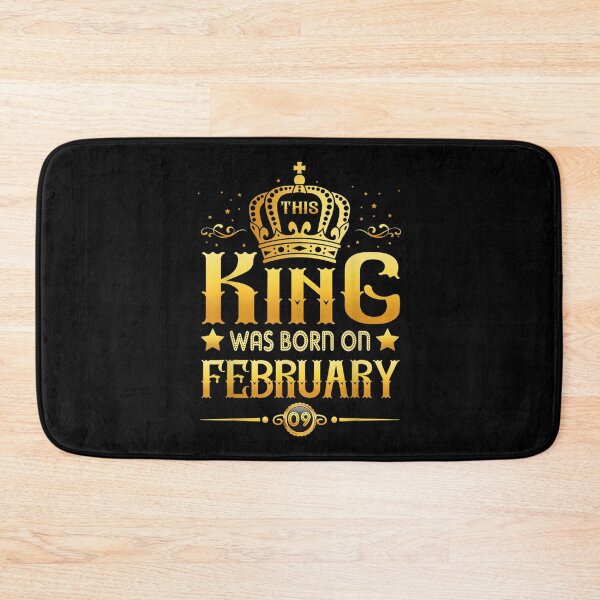 Item preview, This King Was Born On February 9th Aquarius Pisces  designed and sold by tomekae.