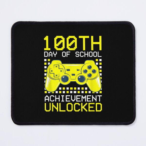 Item preview, Happy 100th Day Of School Achievement Unlocked For Kids  designed and sold by tomekae.