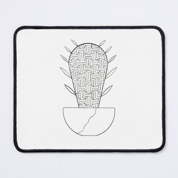 Item preview, Color Your Own Potted Cactus with a Quilted Pattern designed and sold by GrandpaH.