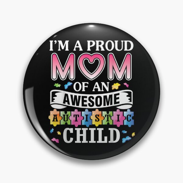 Item preview, I'm A Proud Mom Of An Awesome Autism Child Son Daughter  designed and sold by tomekae.