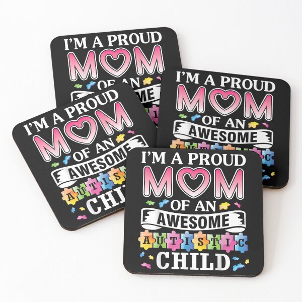 Item preview, I'm A Proud Mom Of An Awesome Autism Child Son Daughter  designed and sold by tomekae.