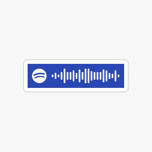 buddy holly scan code weezer Sticker