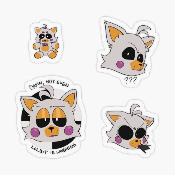 Running Lolbit - Lolbit - Sticker