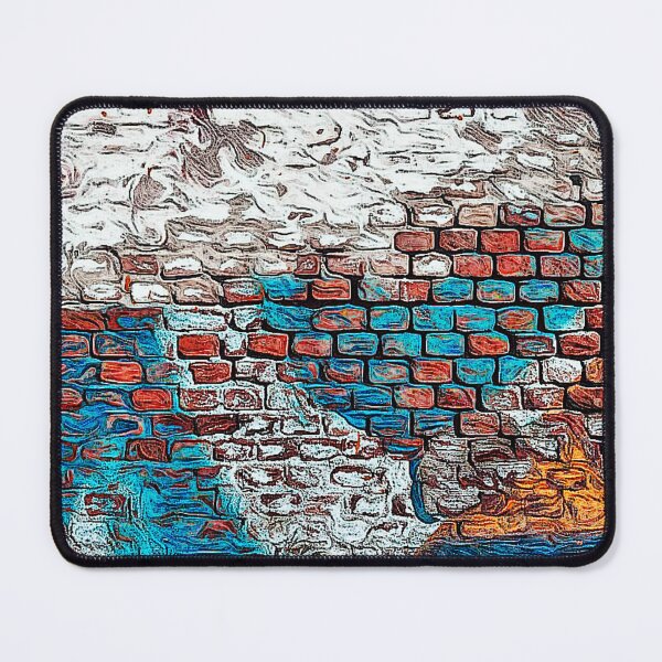 Item preview, Old Brick Wall with Washed Out Blue and White Urban Art designed and sold by RyanCaudell.