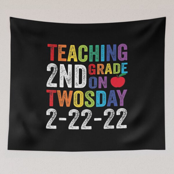 Item preview, Teaching 2nd Grade On Twosday 2 22 2022 Funny Math Teacher  designed and sold by 77tara.