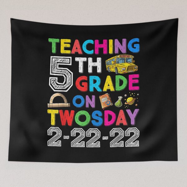 Item preview, 22nd February 2022 Twosday 2 22 22 Cute Fifth Grade Teacher  designed and sold by 77tara.