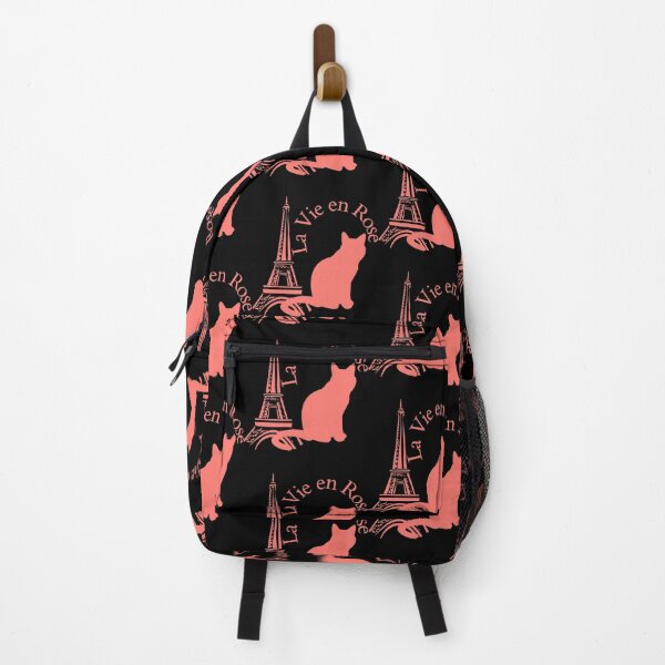 Item preview, La Vie en Rose Pink Cat and the Eiffel Tower designed and sold by Smart-Arts.