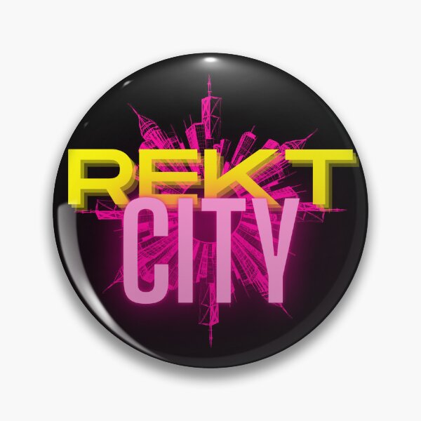 Item preview, REKT CITY | GET REKT | diamond hands | crypto crash designed and sold by wear4gamers.