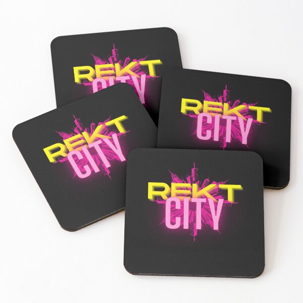 Item preview, REKT CITY | GET REKT | diamond hands | crypto crash designed and sold by wear4gamers.