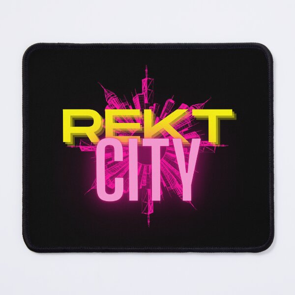 Item preview, REKT CITY | GET REKT | diamond hands | crypto crash designed and sold by wear4gamers.