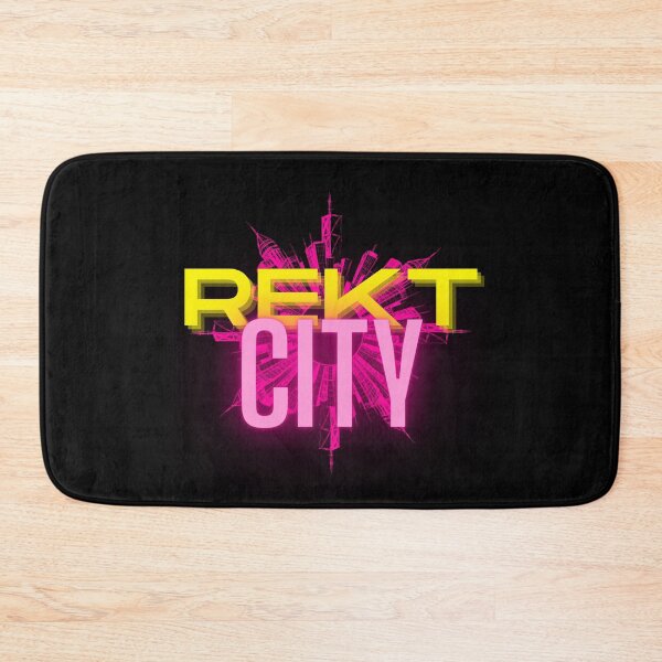 Item preview, REKT CITY | GET REKT | diamond hands | crypto crash designed and sold by wear4gamers.