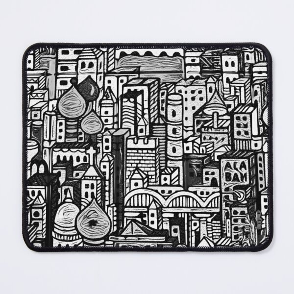 Item preview, Palace Style Doodle Art in Black and White designed and sold by RyanCaudell.