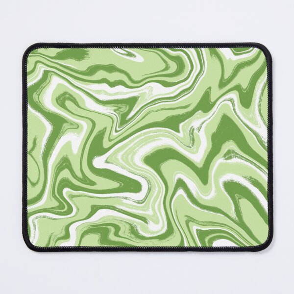 Item preview, Groovy Green Abstract Wavy Liquid Swirl designed and sold by Julie Erin Designs.