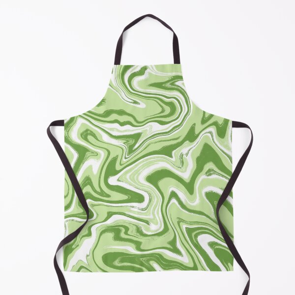 Item preview, Groovy Green Abstract Wavy Liquid Swirl designed and sold by Julie Erin Designs.