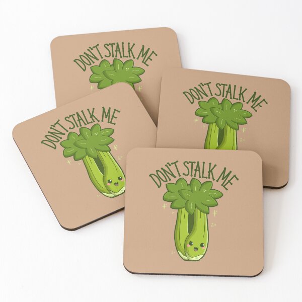 Item preview, “Don’t Stalk Me” Cute Celery Stalk designed and sold by Cyndi Carlson Draws.