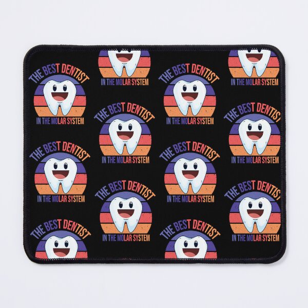 Item preview, Sunset Best Dentist Design ,The Best Dentist In The Molar System,Funny Dental Pun Dentist's Day Gift designed and sold by pedrored369.