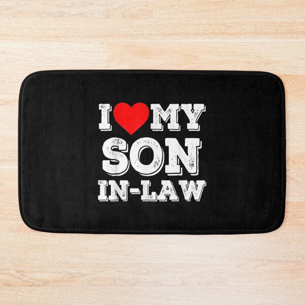 Item preview, I Love My Son In Law Heart Funny Valentine Gift  designed and sold by 77tara.