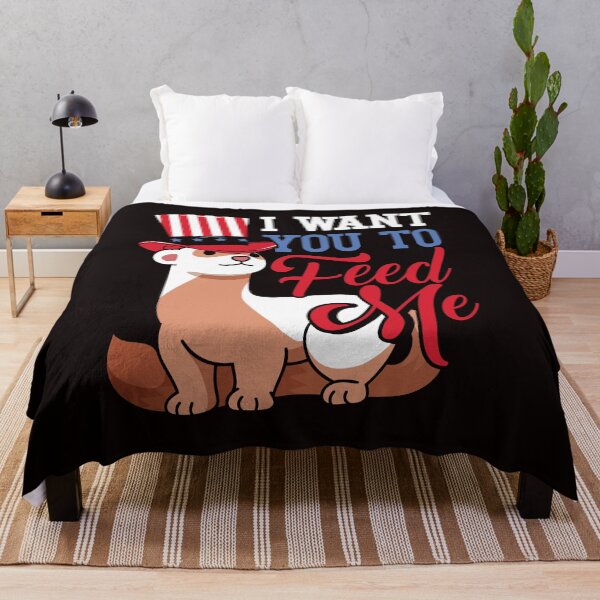 Item preview, Feed Ferret US American Flag Ferret Lover Animal Fans Zoo designed and sold by TomGiantDesigns.