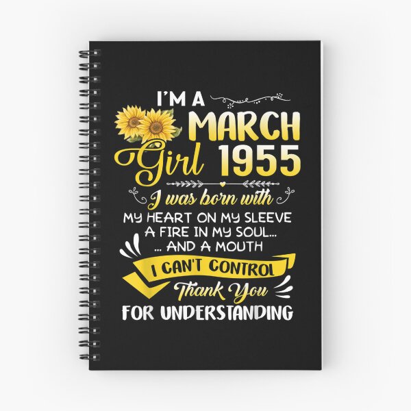 Item preview, I'm A March Girl 1955 Sunflower 67th Birthday  designed and sold by 77tara.