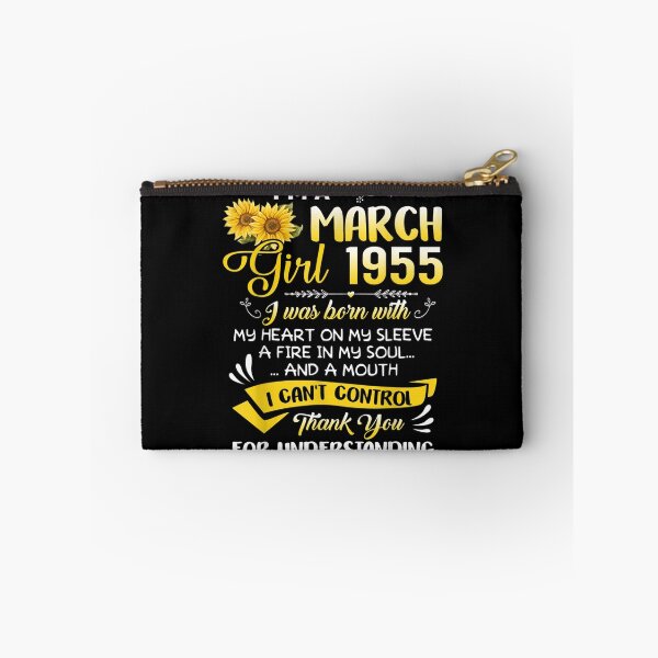 Item preview, I'm A March Girl 1955 Sunflower 67th Birthday  designed and sold by 77tara.