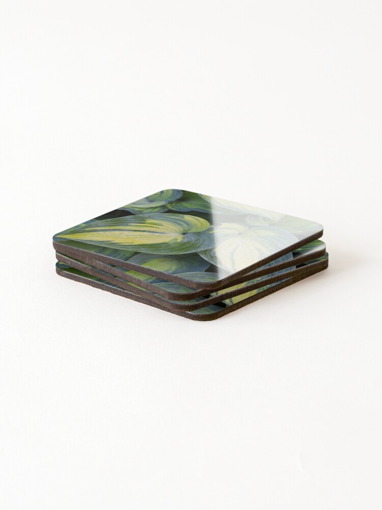 Thumbnail 4 of 5, Coasters (Set of 4), Hosta designed and sold by Reriginal.