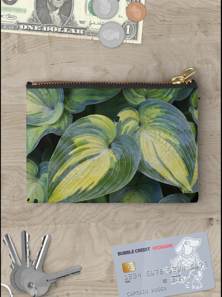 Thumbnail 3 of 4, Zipper Pouch, Hosta designed and sold by Tracy Engle.