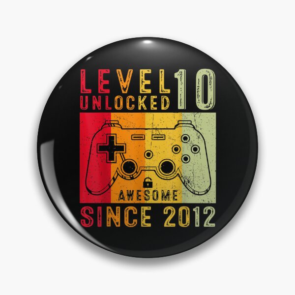 Item preview, Level 10 Unlocked Video Gamer 10 Years Old 10 Birthday  designed and sold by 77tara.