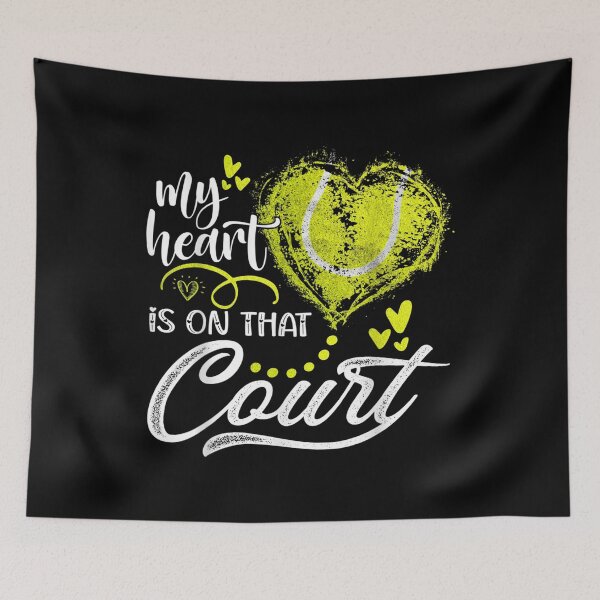 Item preview, My Heart Is On That Court Tennis Valentine's Day Boys Girls  designed and sold by tomekae.