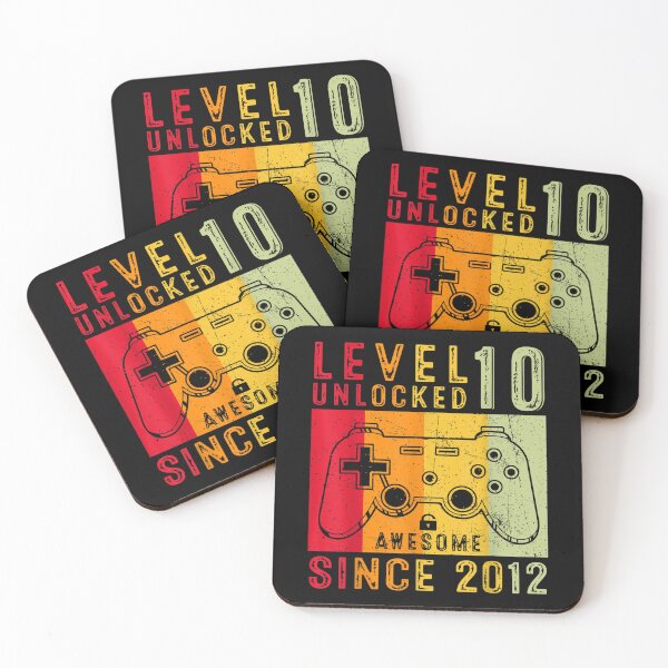Item preview, Level 10 Unlocked Video Gamer 10 Years Old 10 Birthday  designed and sold by 77tara.