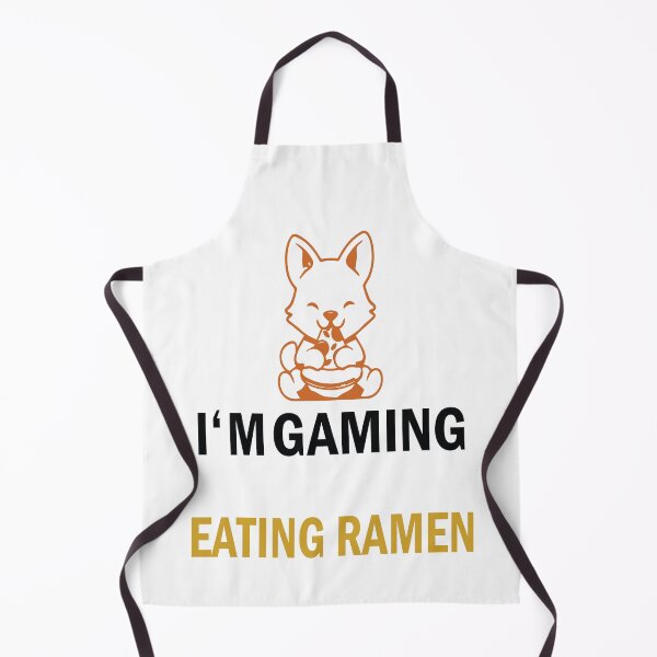 Item preview, I'm gaming and eating ramen funny Premium design designed and sold by truemoneyman.
