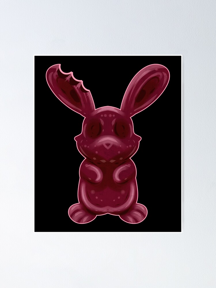 "A Chocolate Easter Bunny Whose Ear Was Bitten On. Easter" Poster by FamBleJS Redbubble