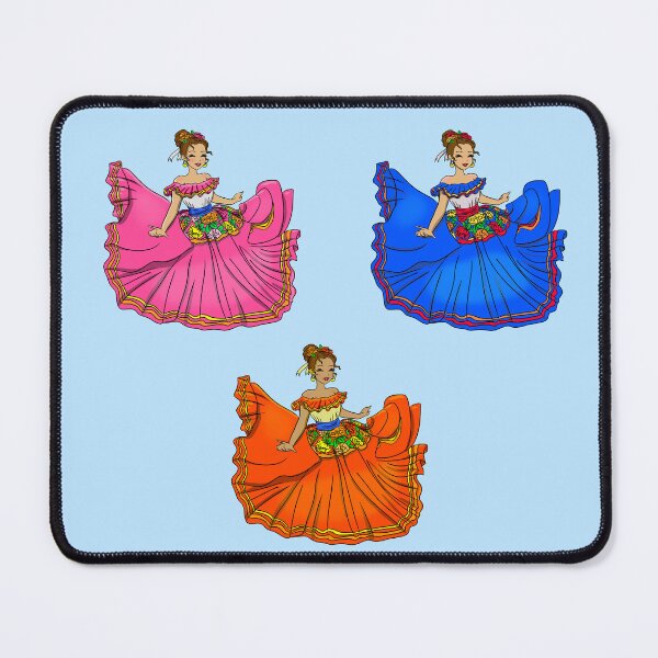 Item preview, 3 Traditional Mexican Dancers designed and sold by MarielaArtShop.