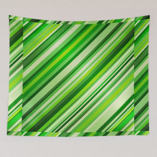 Aperçu de l'œuvre Rayures rafraîchissantes aux tons verts créée et vendue par silviaol.