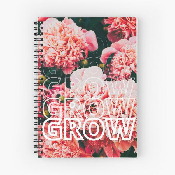 Item preview, GROW (Below) - Dreamy Pink Flowers designed and sold by AliceSLee.