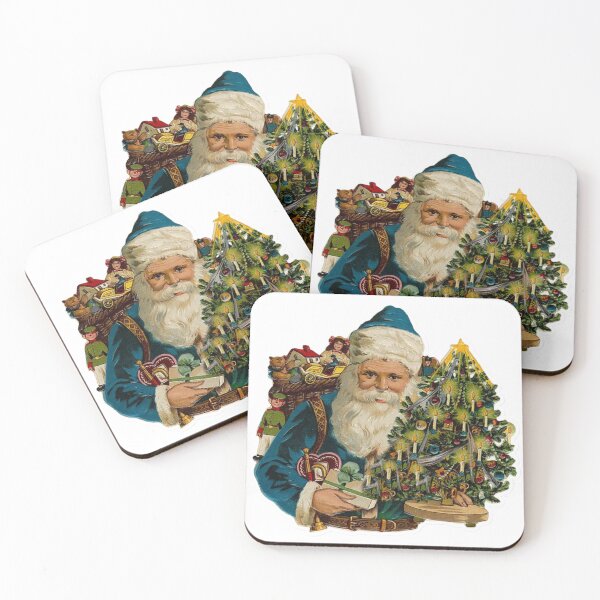 Item preview, Vintage Santa with Christmas Tree designed and sold by silviaol.