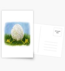 Early Beginner egg painting Postcards