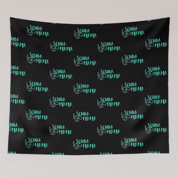 Item preview, Scuba Diving Mama, Mom Dive, Diver Mother, Diving Gifts, Gift for Mom, Ocean Life designed and sold by Rally-Girl.